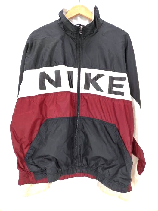 NIKE(ナイキ) 90S 銀タグ ジップアップナイロンジャケット メンズ import：L