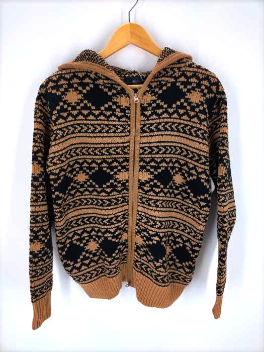 AZUL by moussy(アズールバイマウジー) CHIMAYO MOLE KNIT ZIP PARKA メンズ  M
