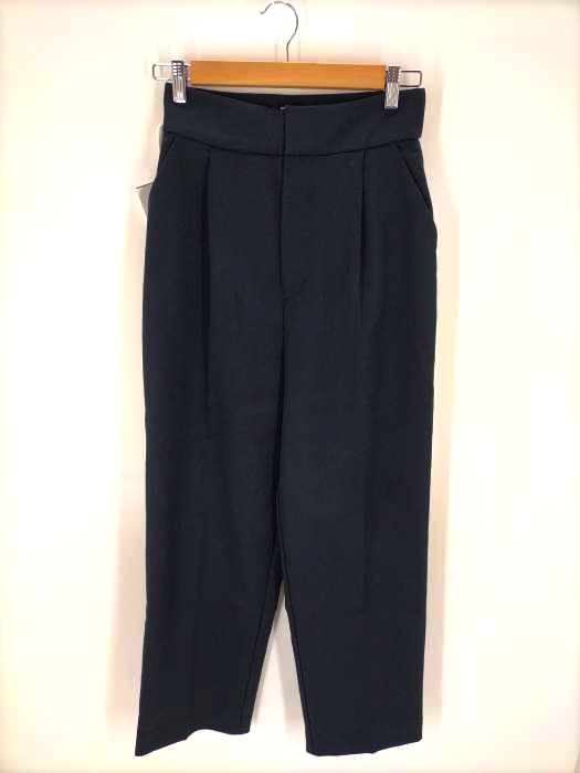 BLACK by moussy(ブラックバイマウジー) フロントタックワイドトラウザー レディース JPN：2