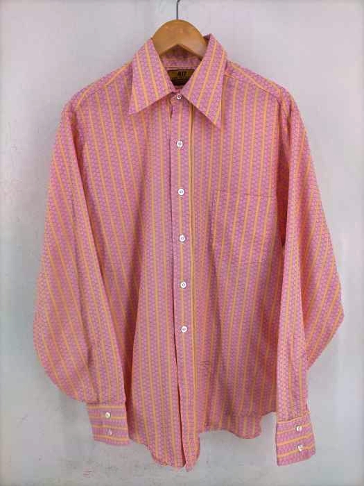 VAN HEUSEN(ヴァンヒューゼン) 70S デカ襟 ドット×ストライプシャツ メンズ  16