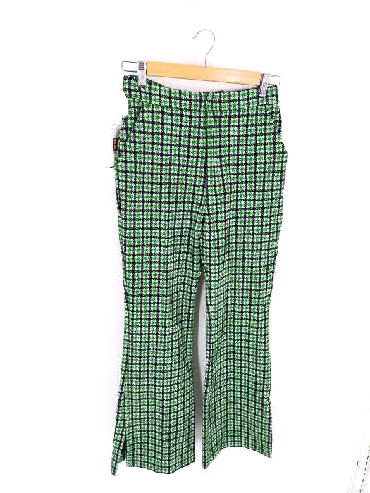 SLY(スライ) 21SS CHECK FLARE パンツ レディース JPN：2