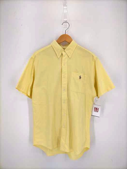 RALPH LAUREN(ラルフローレン) CUSTOM FIT ポニー刺繍 ボタンダウン S/S シャツ メンズ import：L