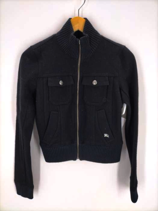 BURBERRY BLUE LABEL(バーバリーブルーレーベル) ウールジップアップジャケット レディース JPN：38