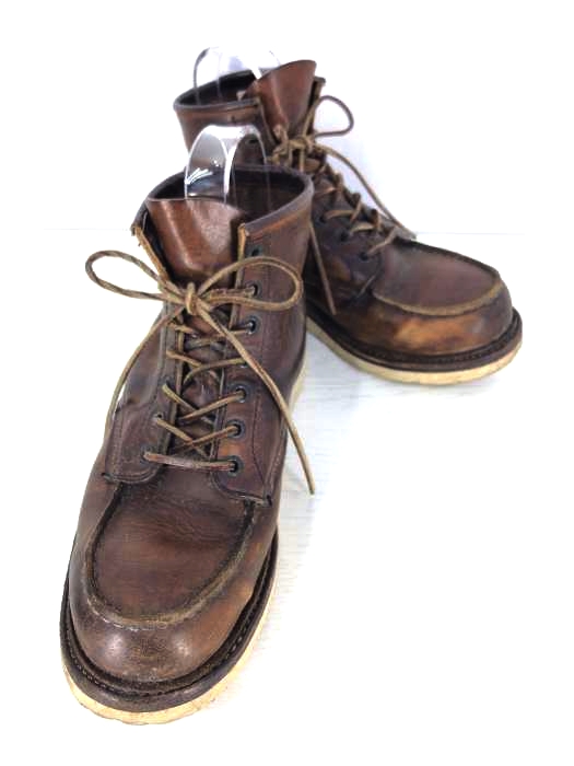 レッドウィング RED WING USA製 アイリッシュセーター CLASSIC MOC BOOT クラシックモックブーツ メンズ JPN：26.5