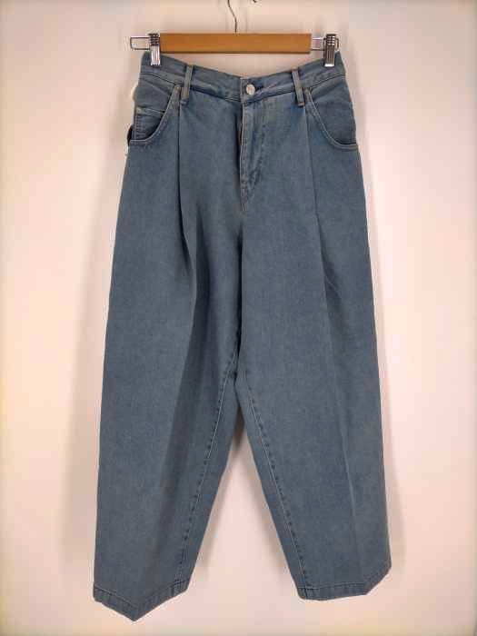 ネオンサイン NEON SIGN WIDE DENIM SLACKS USED ワイドデニム スラックス  メンズ JPN：44