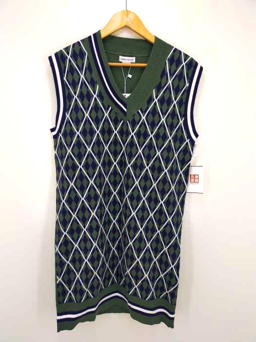 アーバン レヴィヴォ URBAN REVIVO ニットベストワンピース レディース JPN：S