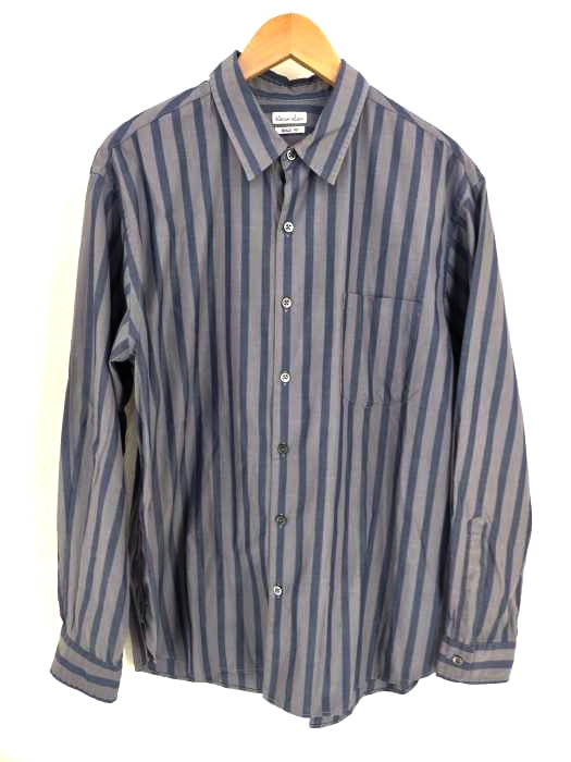 スティーブンアラン Steven Alan BOLD FIT ストライプ長袖シャツ メンズ JPN：M