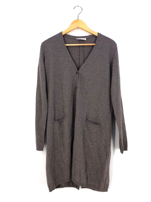 エスマックスマーラ S Max Mara ウール ロングカーディガン レディース  L