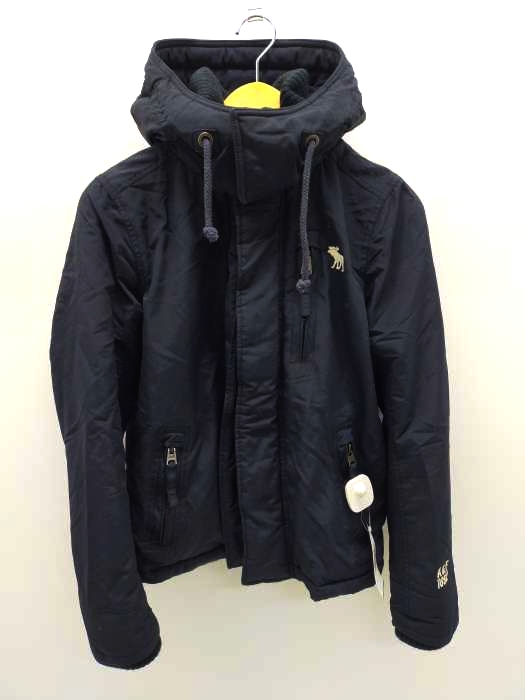 アバクロンビーアンドフィッチ Abercrombie & Fitch 裏フリース中綿フーデットジャケット レディース import：S