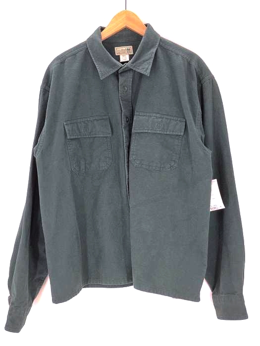 エルエルビーン L.L.Bean 80~90S コットンシャツ グリーン メンズ JPN：XL