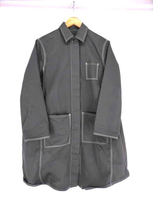 エムエムシックス メゾンマルジェラ MM6 Maison Margiela 18SS トリプルステッチシャツコート レディース JPN：36