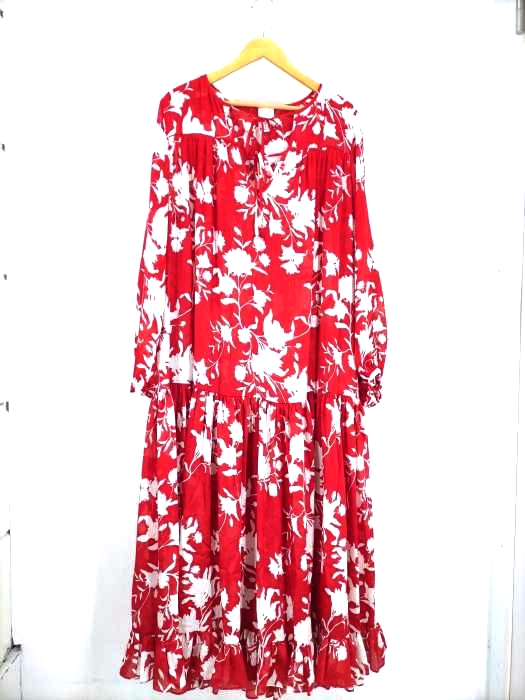 エイチアンドエム H&M johanna ortiz ボリュームサテンワンピース レディース M