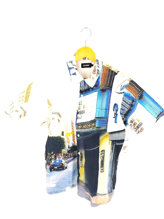 エクストララージ X-LARGE 総柄 OPEN COLLAR SHIRT メンズ JPN：L