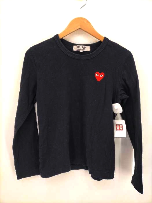 プレイコムデギャルソン PLAY COMME des GARCONS AD2010 ハートロゴL/Sカットソー レディース JPN：L
