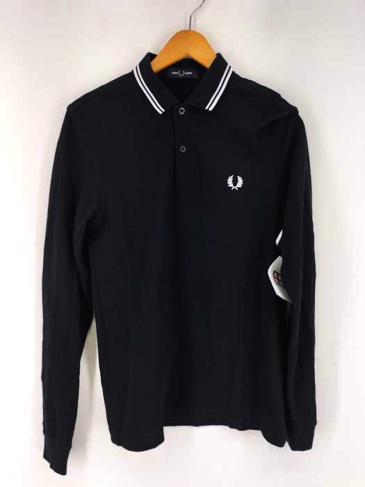 フレッドペリー FRED PERRY LONG SLEEVE TWIN TIPPED SHIRT メンズ  S