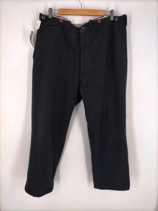 ユーズドフルギ USED古着 50S 片ツメ棒TALON Malone Wool Trousers サスペンダーパンツ メンズ 表記無