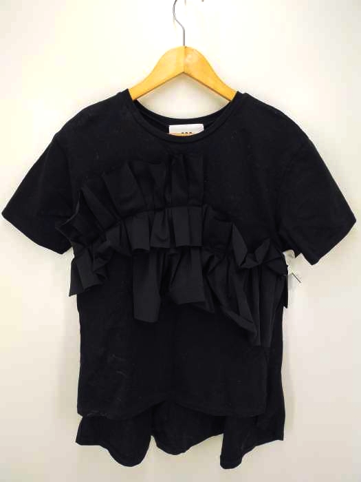 RBS Ray BEAMS(アールビーエス レイビームス) イソザイフリルハーフスリーブTシャツ レディース ONE SIZE
