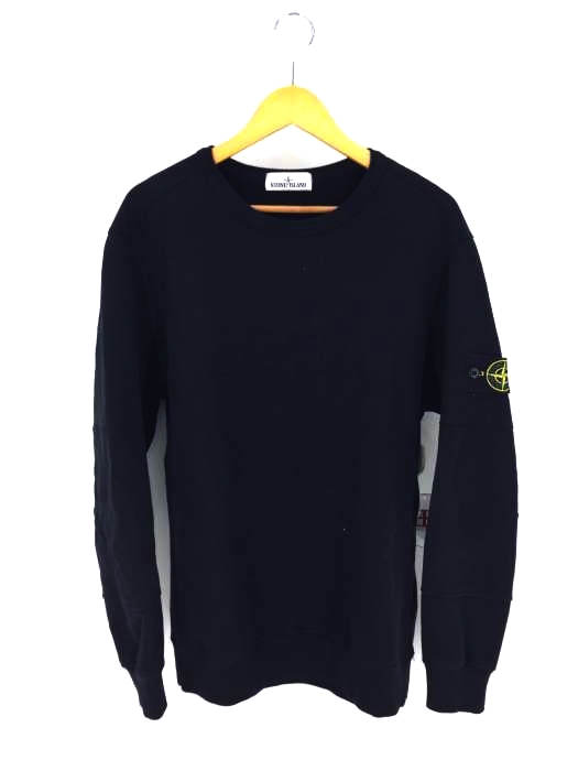 STONE ISLAND(ストーンアイランド) GARMENT DYED INTARSIA LOGO SWEAT メンズ JPN：XL