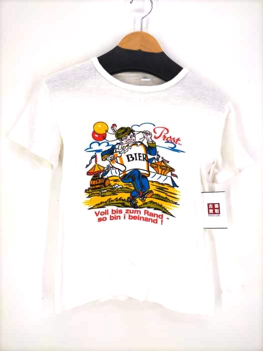 USED古着(ユーズドフルギ) 70S ユーロ プリントTシャツ メンズ 表記無
