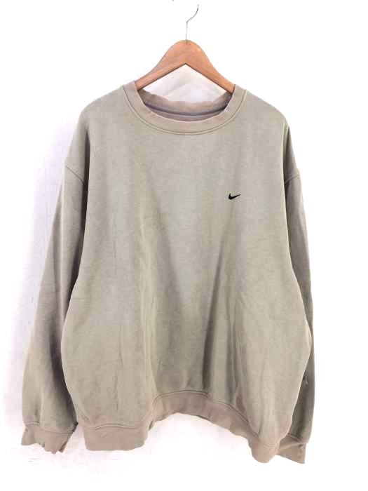 NIKE(ナイキ) 90～00s スウッシュ刺繍クルーネックスウェット メンズ JPN：XL