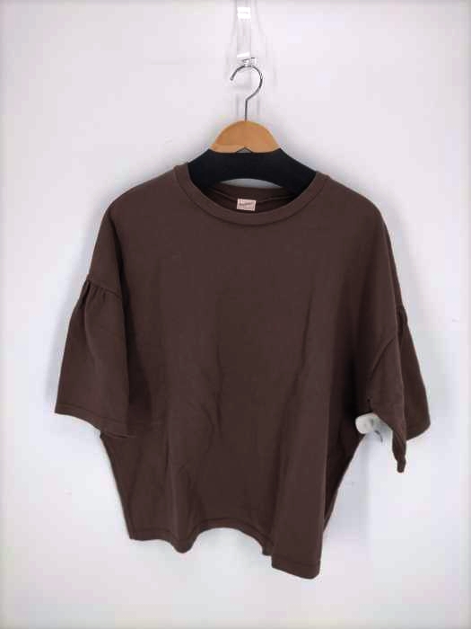 Healthknit(ヘルスニット) ギャザースリーブTシャツ レディース 表記無