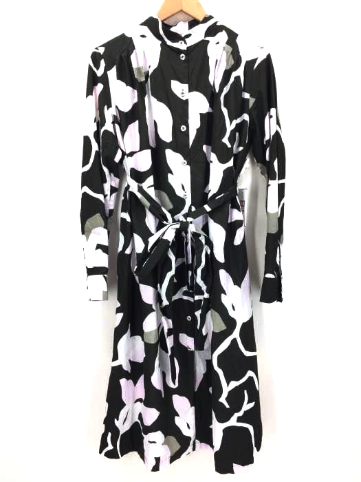 marimekko(マリメッコ) 総柄 バンドカラーワンピース レディース JPN：36