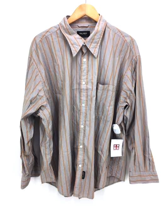 PALMER TRADING CO.(パーマートレーディングカンパニー) SLOUCHY ストライプシャツ メンズ JPN：L