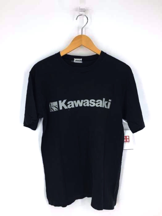 USED古着(ユーズドフルギ) シングルステッチ kawasaki ロゴプリント Tシャツ メンズ 表記無