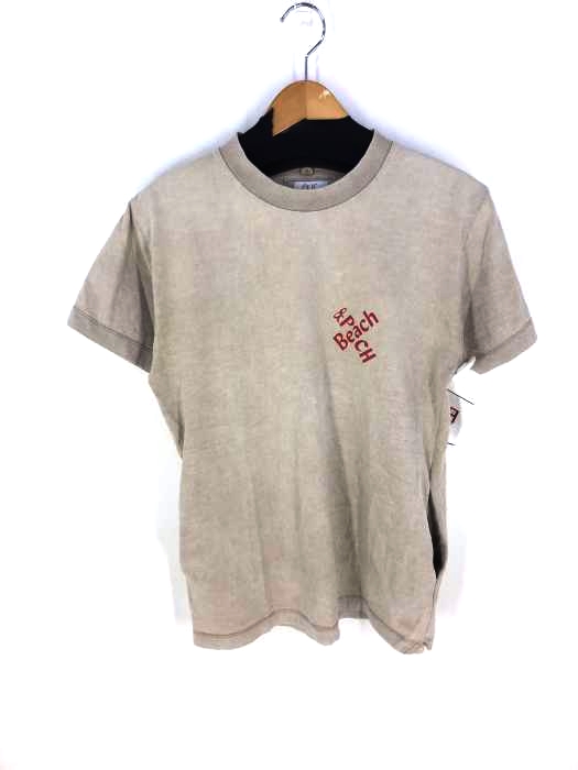 ok(オーケー) バック刺繍プリントデザインクルーネックTシャツ メンズ  M