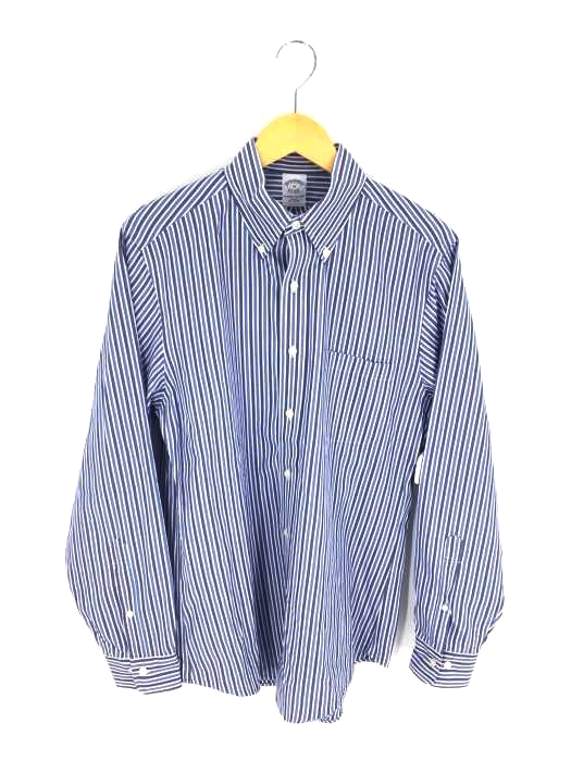 BROOKS BROTHERS(ブルックスブラザーズ) SLIM FIT ストライプ柄 BD長袖シャツ メンズ JPN：M