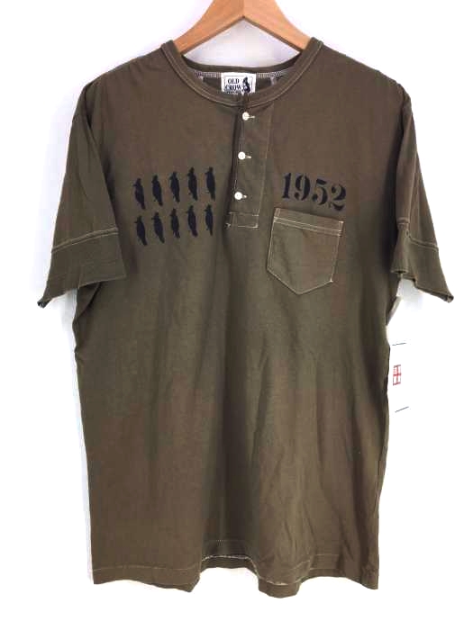 OLD CROW(オールドクロウ) ヘンリーネックtシャツ メンズ JPN：L