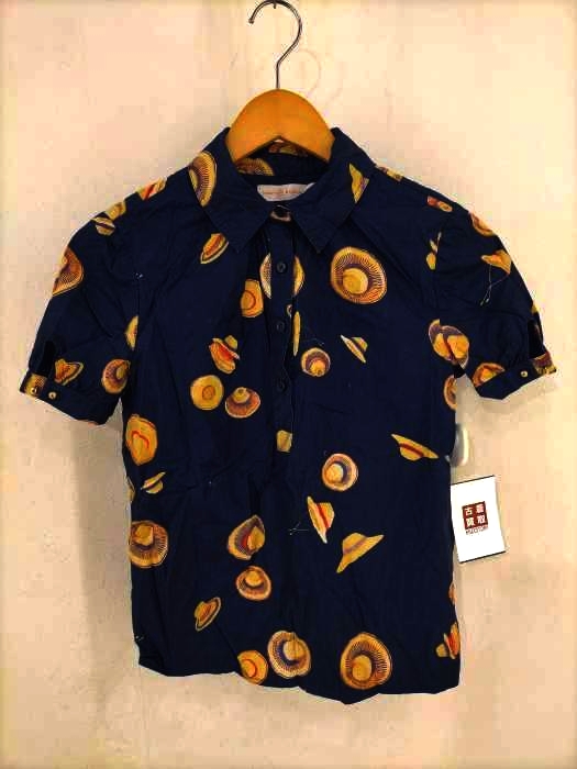 TORY BURCH(トリーバーチ) 帽子柄半袖ブラウス レディース JPN：2