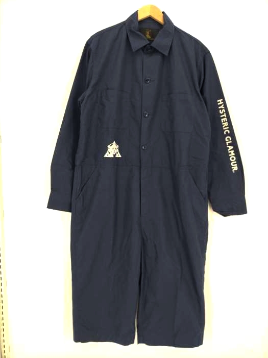 HYSTERIC GLAMOUR(ヒステリックグラマー) 20SS TRIANGLE WOMAN オーバーサイズ オールインワン メンズ L