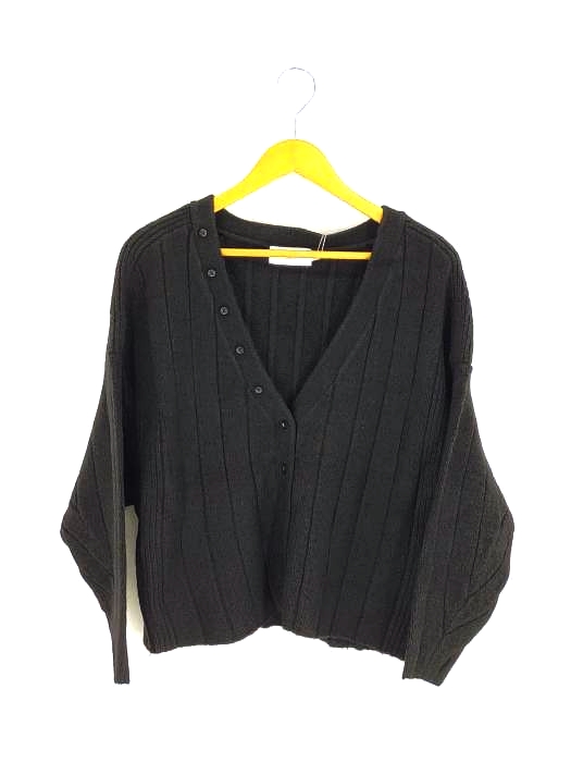 AZUL by moussy(アズールバイマウジー) BUTTON SHORT CARDIGAN レディース  S