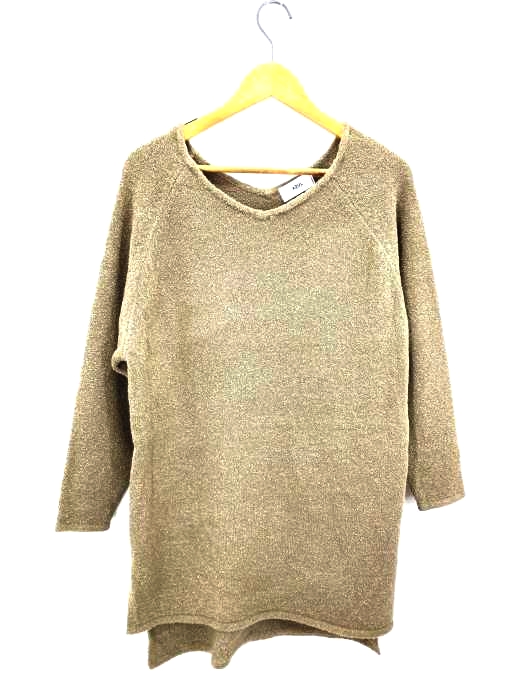 AZUL by moussy(アズールバイマウジー) BELT SET V NECK KNIT TUNIC レディース  M