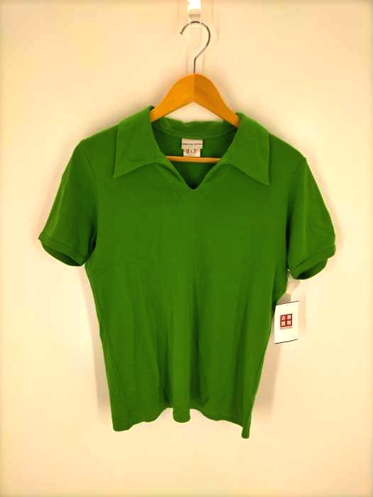 DRIES VAN NOTEN(ドリスヴァンノッテン) スキッパーコットン半袖ポロシャツ メンズ JPN：L