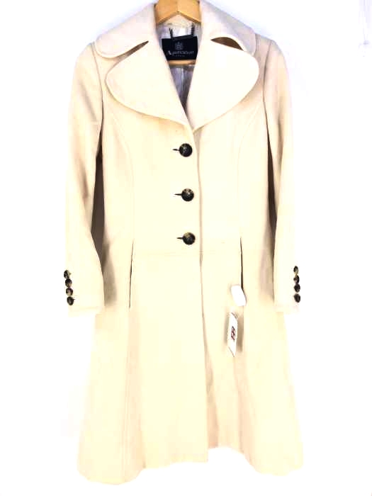 アクアスキュータム AQUASCUTUM イングランド製ウールコート レディース  無