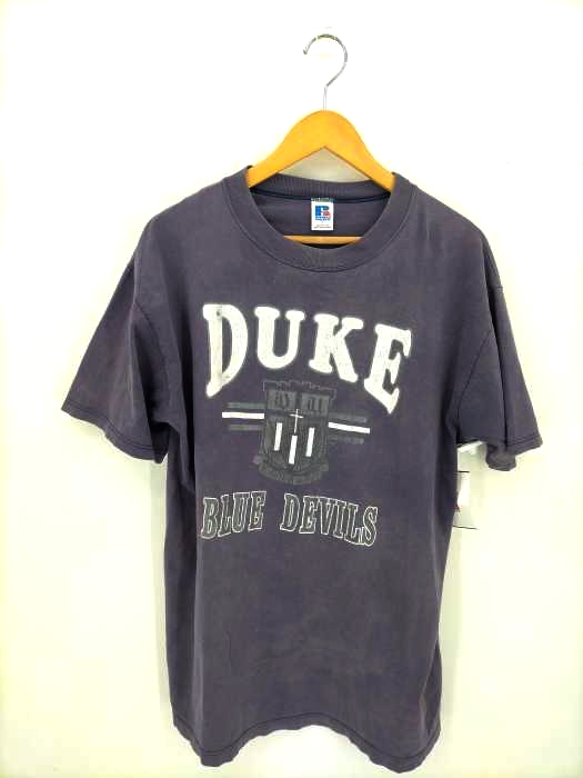 RUSSELL ATHLETIC(ラッセルアスレチック) USA製 DUKE BLUE DEVILS フロントTシャツ メンズ JPN：L
