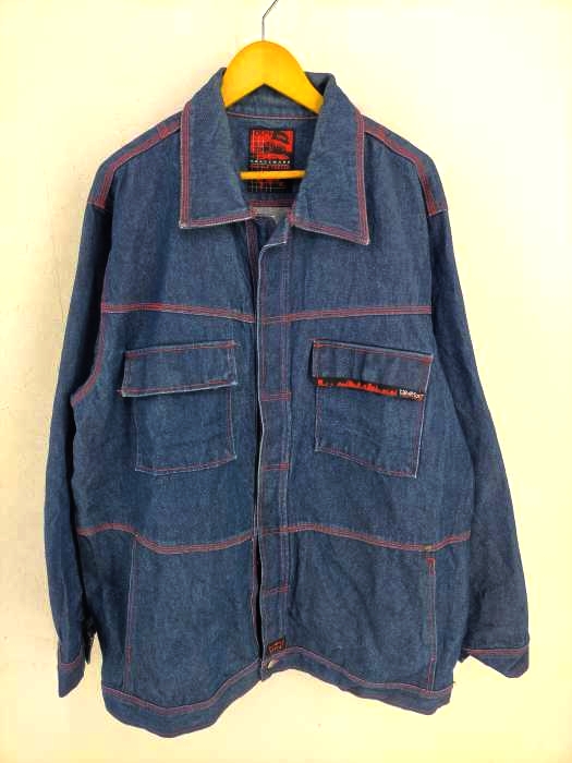 USED古着(ユーズドフルギ) 90s カラーステッチデニムジャケット メンズ 表記無