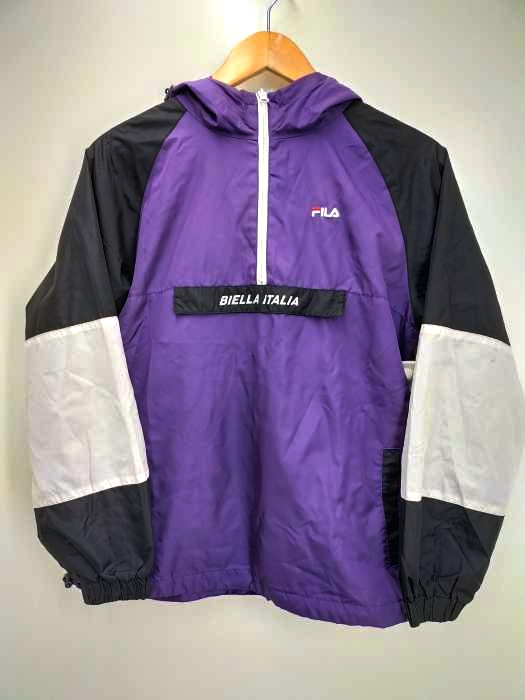 FILA(フィラ) 切替アノラックパーカー ウエストドローコード メンズ 