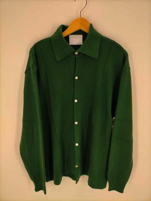 KAIKO(カイコー) BOX KNIT SHIRT ボックスニットシャツ メンズ JPN：2