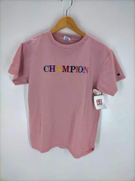 チャンピオン Champion 刺繍クルーネックTシャツ レディース JPN：S