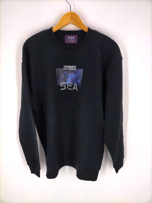 ウィンダンシー WIND AND SEA GHOST IN THE SHELL x WDS Reflection Crew neck メンズ JPN：L