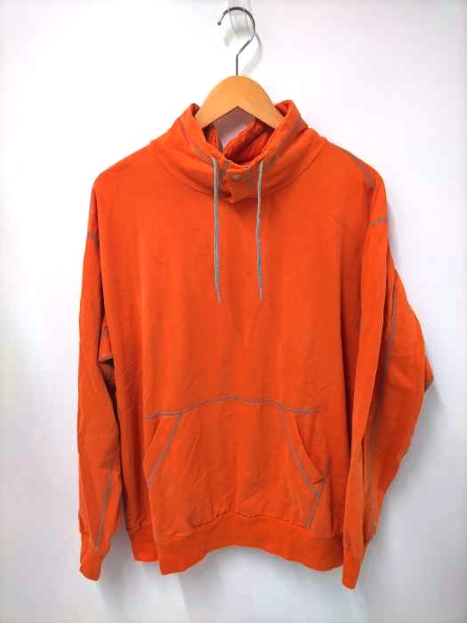 フィンガリン PHINGERIN 17AW FOOD CUT PARKA ハイネックネオンカラープルオーバースウェット メンズ JPN：L