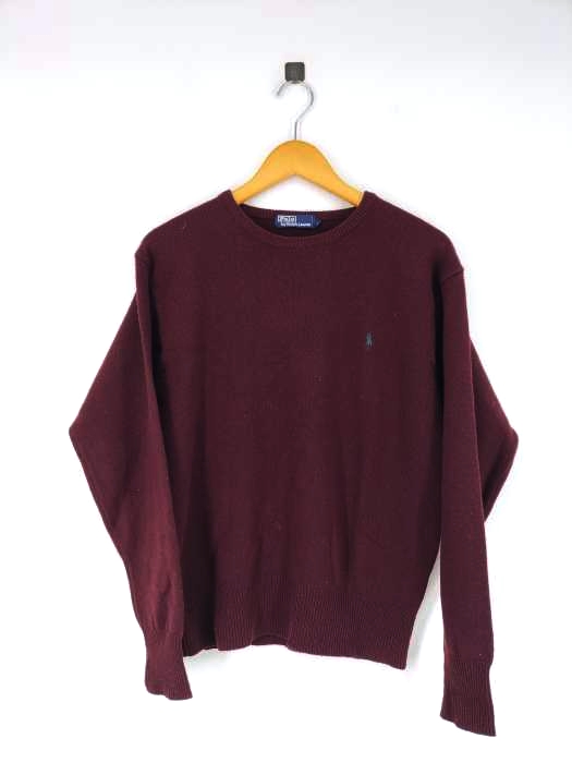 ポロバイラルフローレン Polo by RALPH LAUREN 90s LAMBSWOOL クルーネックニット メンズ JPN：M