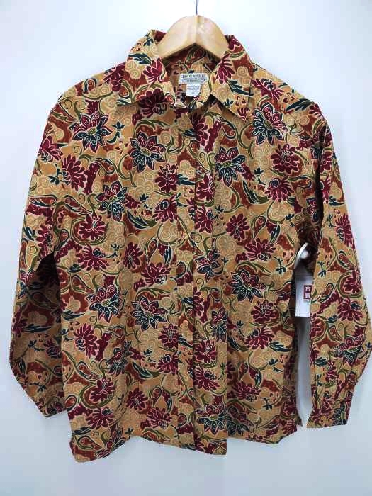 バナナリパブリック BANANA REPUBLIC 80S safari & travel フラワープリントシャツ メンズ JPN：M