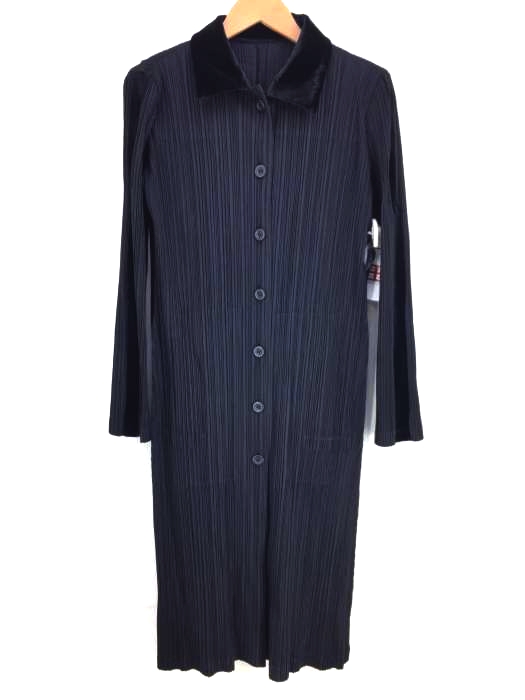 PLEATS PLEASE ISSEY MIYAKE(プリーツプリーズイッセイミヤケ) 素材切替プリーツコート レディース アウター コート