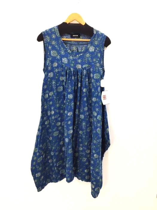 ZUCCa(ズッカ) フラワープリントノースリーブワンピース レディース JPN：M