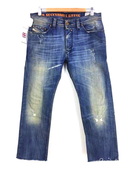 ディーゼル DIESEL SAFADO REGULAR SLIM-STRAIGHT スリムストレートデニムパンツ メンズ  W31L32