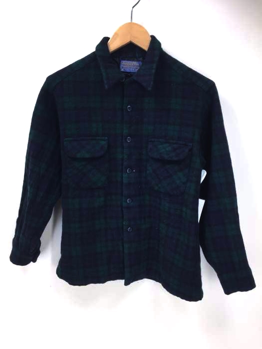 PENDLETON(ペンドルトン) 70S チェック ウール シャツ メンズ import：L